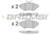 BREMSI BP3588 Brake Pad Set, disc brake